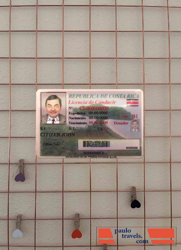 Costa Rica DL photolook FRONT PSD template